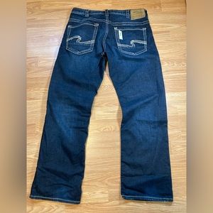 Mens 34x32 Silver Gordie Jeans
